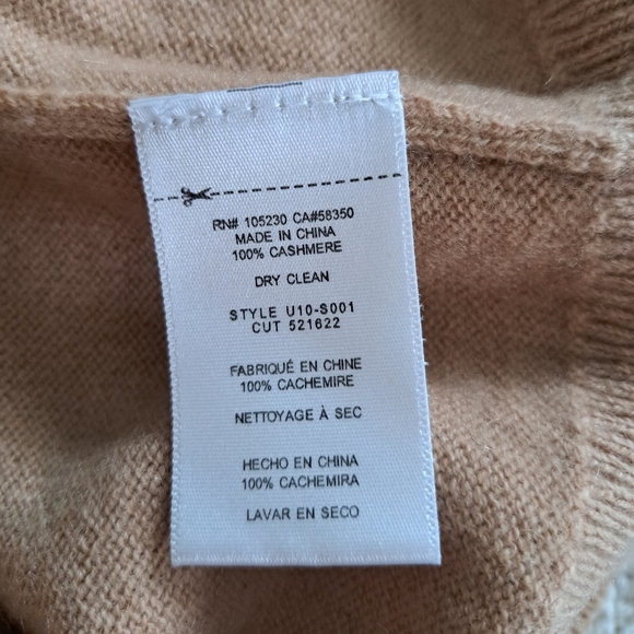 EQUIPMENT Cashmere Tan Camel Sweater - Picture 3 of 7
